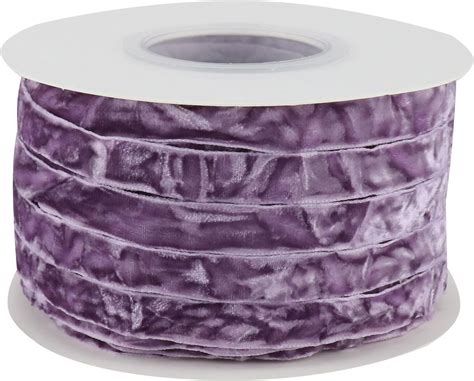 Amazon Mayreel Dusty Purple Crushed Velvet Ribbon 3 8 X 25 Yards