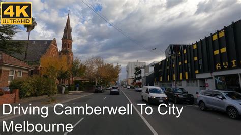 Driving Camberwell To City Melbourne Australia Youtube