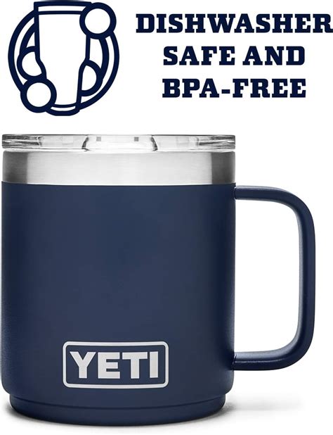 Taza Apilable Yeti Rambler De Onzas Aislada Al Vac O Acero