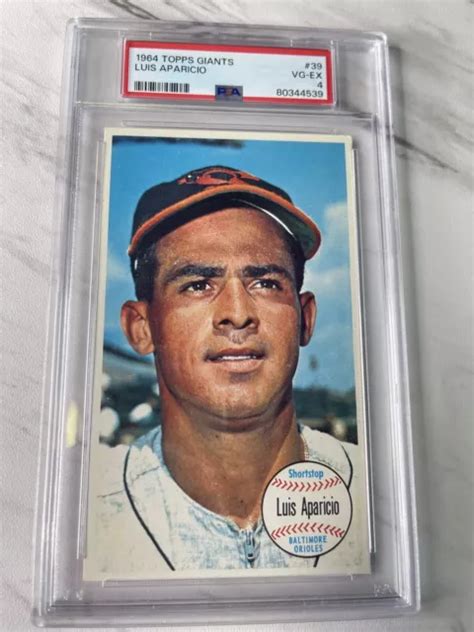 Topps G Ants Luis Aparicio Baltimore Orioles White Sox Red Sox Hof