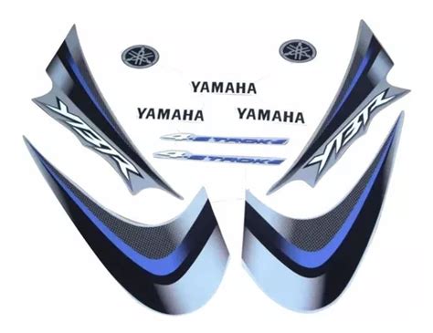 Kit Adesivos Yamaha Ybr Prata Cor Padr O Parcelamento