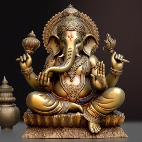 Premium AI Image | Lord ganesha hindu god