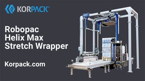 Robopac Helix Max Stretch Wrapper From Korpack Youtube