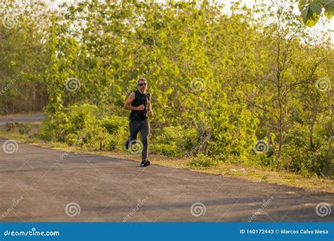 Lifestyle Portrait Of Young Attractive And Healthy Man On His 30s Or