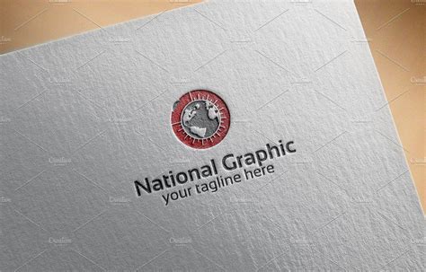 National Graphic 鈥?20Logo Template #text#Editable#Resizable#Black First Contact, Logo Color ...