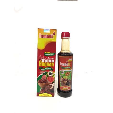 Jual Trombofit Sari Kurma Madu Angkak Jambu Biji Merah 460gr Shopee