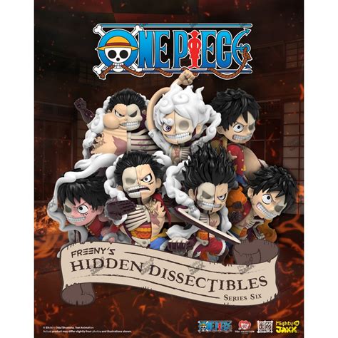 Mighty Jaxx One Piece Luffys Gears Edition Box Of 6 631978818252