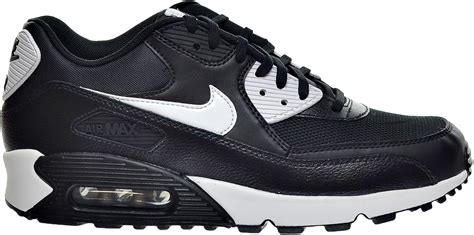 Nike Air Max 90 Essential Womens Shoe Blackwhitemetallic Silver 616730 023 75