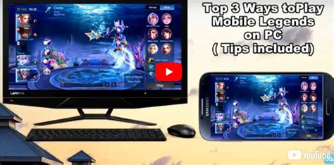 How To Play Mobile Legends On Pc