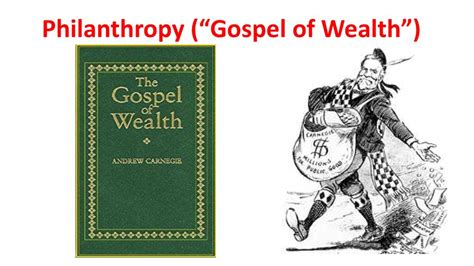 The Gospel Of Wealth Political Cartoon