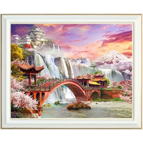 Diamond Painting Paysage Japonais X Cm Lartera