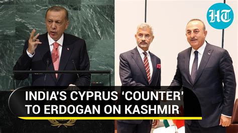 Jaishankar Raises Cyprus With Turkish Fm After Erdogan Talks Kashmir At