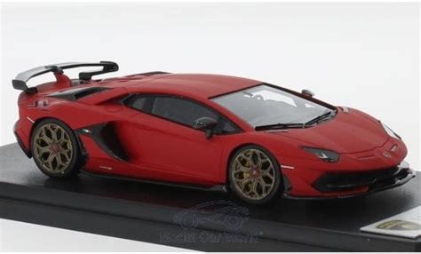 Diecast Model Cars Lamborghini Aventador J 143 Look Smart Svj Matt Red