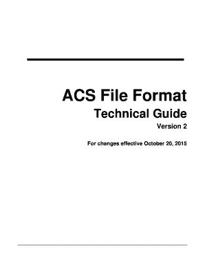 Fillable Online Ribbs Usps Acs File Format Fax Email Print Pdffiller