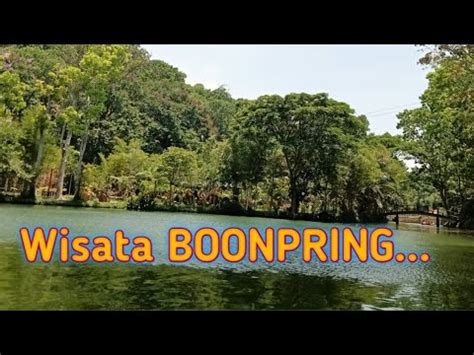 Naik Perahu Di Danau Boonpring Wisata Boonpring Turen Youtube