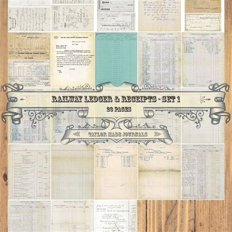 Digital Printable Vintage Ephemera Digital Junk Journal Etsy