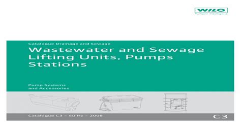 Catalogue Drainage And Sewage Wastewater And Sewage And Sewage