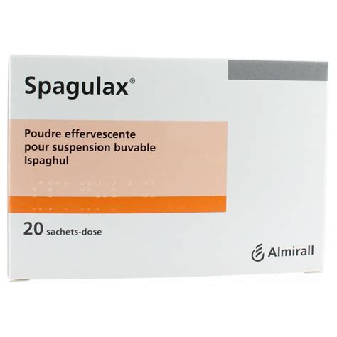 Spagulax Mucilage Pur 20 Sachets Dose Univers Pharmacie