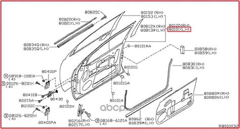 Exploring The Components Of Nissan Titan S Rear Door A Detailed Diagram