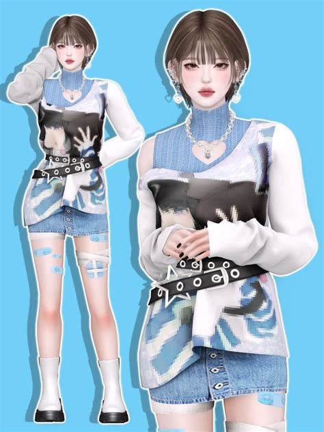 San33 Lemon Tea Suit Free In 2023 Sims 4 Clothing Tumblr Sims 4 Sims 4 Cc Packs