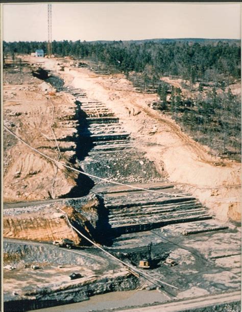 Greers Ferry Dam Construction Circa