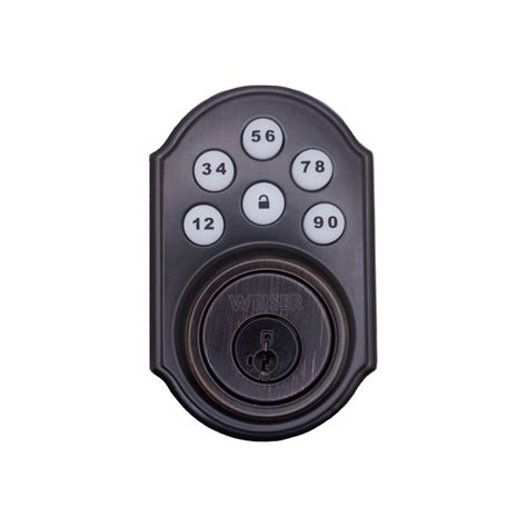 Weiser Smartcode 5 Venetian Bronze Keyless Electronic Entry Deadbolt Ged1490 11p Ebay