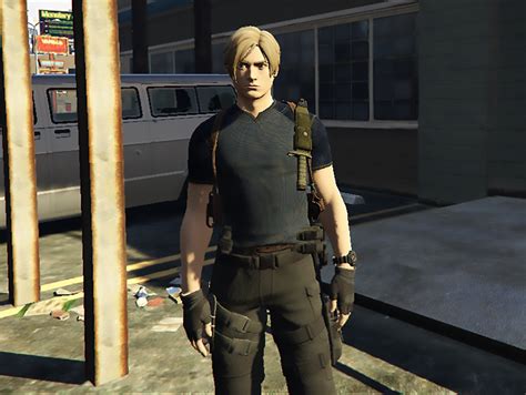 Leon S Kennedy Add On Ped Gta Mods