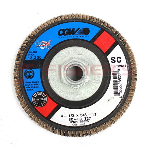 Cgw Silicon Carbide Ultimate Type Flap Disc Grit