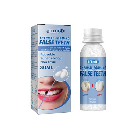 【hot Sale】eelhoe False Teeth Filling Solid Glue Thermal Forming Denture