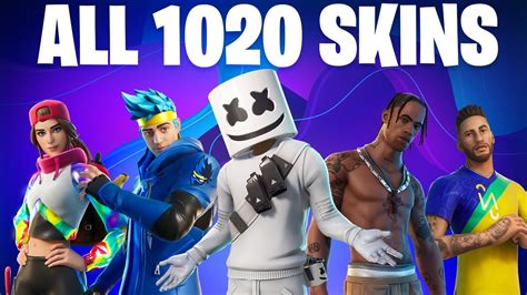 Fortnite All Skins All 16 Season Skins Youtube