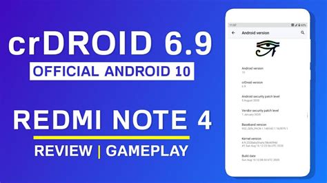 Crdroid Official Rom For Redmi Note Android Review Gameplay