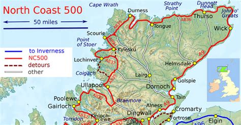 North Coast 500 Route Planner