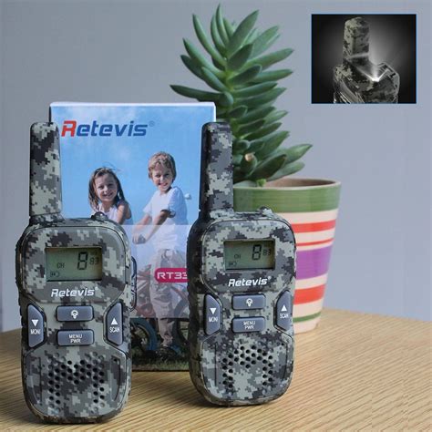 Retevis Rt33 Camouflage Kids Walkie Talkie Gmrsfrs Uhf22ch 05w Ctcss