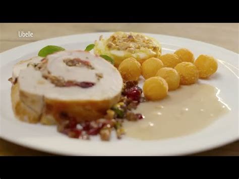 Kalkoenrollade Met Veenbessen En Appelcrumble Youtube