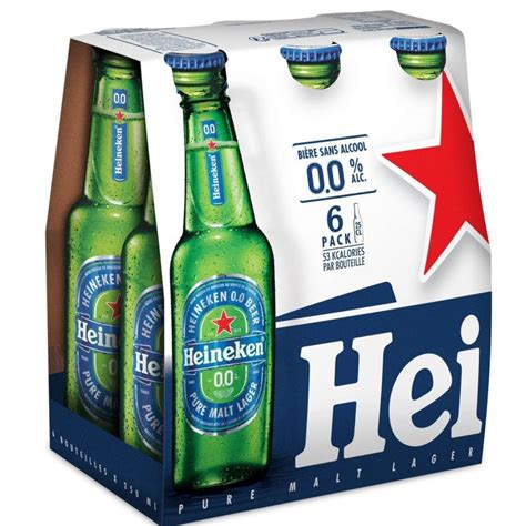 Heineken Bière Sans Alcool Le Pack De 6 Bouteilles 25Cl