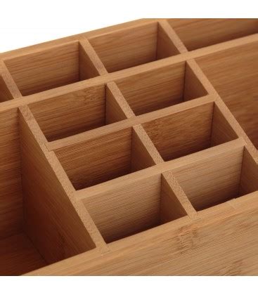 Rangement Maquillage En Bambou Organizer Bamboo Wadiga