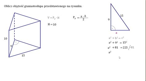 Oblicz Dugoci Krawdzi Graniastosupa Prawidowego Przedstawionego Na