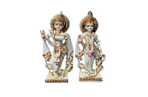 White Marble Shri Radha Krishna Statue At Best Price In Jaipur Jamna