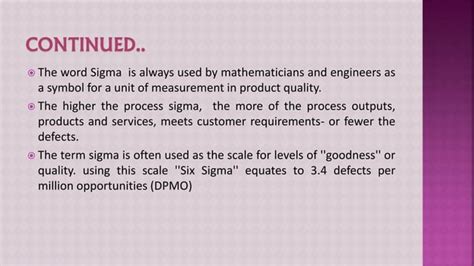 Six Sigma And Quality Management System Ppt