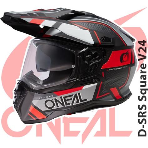 Эндуро шлем кроссовый со стеклом O'NEAL D-SRS Square V24 XXL(63-64 ...