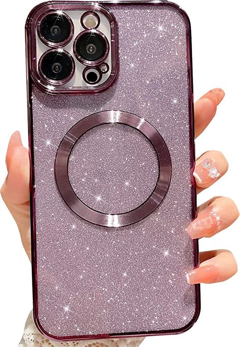 Amazon Mgqiling Compatible With Iphone Pro Max Magnetic Glitter