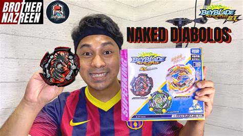 Goku B Triple Booster Set Naked Diabolos Wv Goku Beyblade