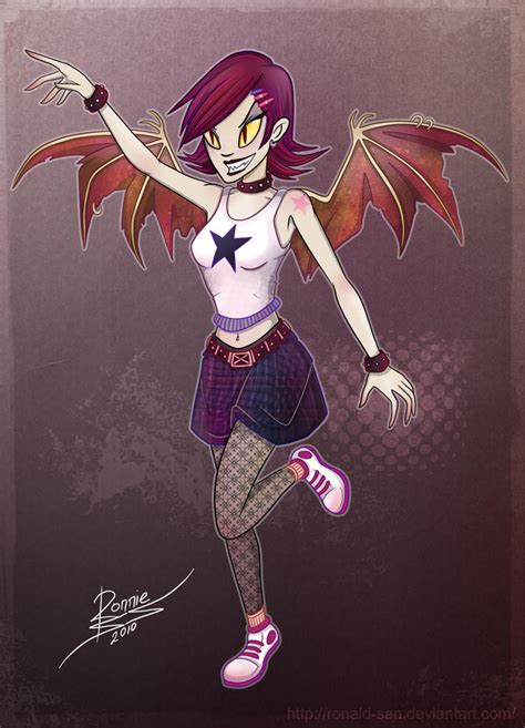 Demon Hipster Chick by StoicSquid on DeviantArt