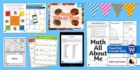 eighth grade  day  school activity pack