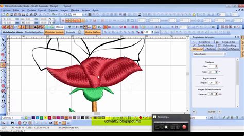 Tutorial Wilcom Embroidery E Para Hacer Ponchados De Flores Youtube