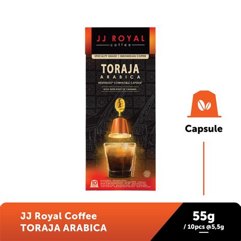 Jual Jj Royal Coffee Toraja Arabica Nespresso Compatible Pods