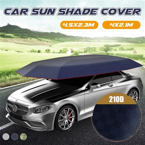 Waterproof Anti Uv Outdoor Car Vehicle Tent Umbrella Sunshade Roof Cover Car Umbrella Sun Shade