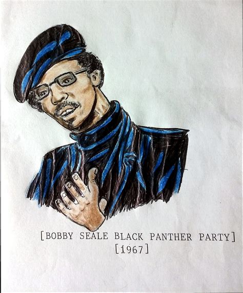 Bobby Seale Drawing by Joedee - Fine Art America