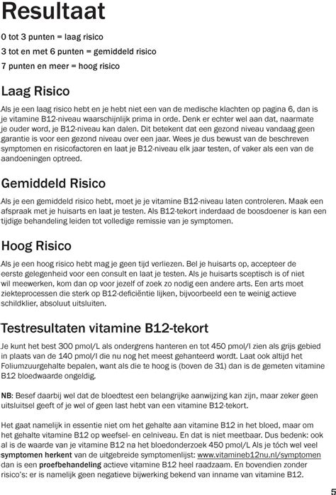 Test Vitamine B12 Tekort Pdf Free Download