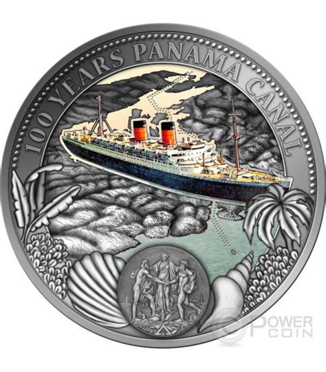 Panama Canal 100 Years Anniversary Silver Proof Coin 2 Niue 2014 Power Coin